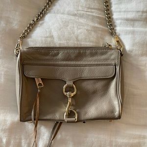 Rebecca Minkoff Mini MAC Crossbody Bag, Tortora